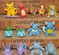 【LZ】 13pcs/Set Pokemon Anime Action Figure Toys Venusaur Pikachu Jigglypuff Charizard PVC Model Toy Collection For Kids Birthday Gift