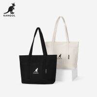 【traveler】 KANGOL 39; S กระเป๋าโททซิปใหม่สำหรับฤดูร้อนของผู้หญิงความจุมากชั้นเรียนเดินทางกระเป๋าสะพายไหล่เดียวของกระเป๋าผ้าแคนวาส