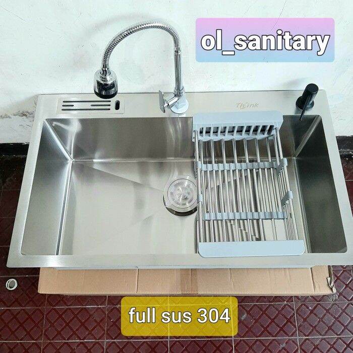 Bak Cuci Piring Stainless Bcp Bak Cuci Piring Tebal Kitchen Sink Porta ...