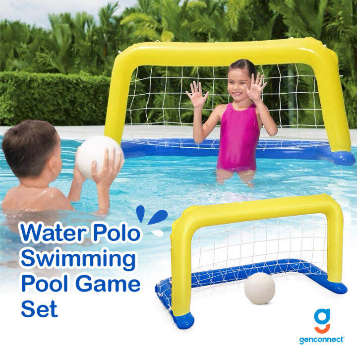 Water polo swimming pool games set pool float inflatable float goal