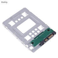 Dolity 2.5 "SSD SAS ถึง3.5" SATA Hard Disk Drive HDD ADAPTER แคดดี้ถาด Hot Swap Plug