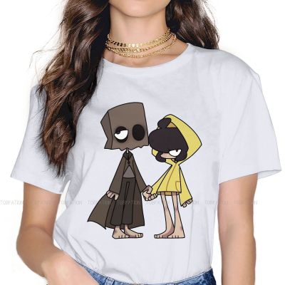 Little Nightmares Six Nomes Runaway Game T Shirt Mono Graphic Funny Tees Ladies Tshirt 100% Cotton Gildan