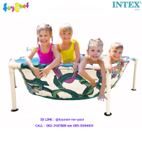 Intex ส่งฟรี สระหกเหลี่ยมมีขาตั้ง 1.83 x 0.46 ม. รุ่น 58401