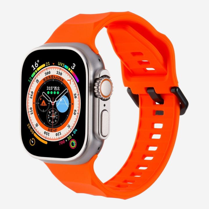 สาย-สำหรับ-apple-watch-ultra-2-band-49mm-สายนาฬิกาซิลิโคนอ่อนนุ่มทดแทน-iwatch-series-9-8-7-6-5-4-3-se-44mm-42mm-45mm-สายรัดข้อมือ-smart-sports-watch