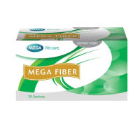 Mega Fiber 1 กล่อง (30ซอง) ใยอาหารช่วยรักษาระบบขับถ่าย