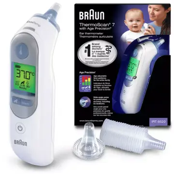  Braun Digital Ear Thermometer for Babies, Kids, Toddlers and  Adults, ThermoScan 5 IRT6500, Display is Digital and Accurate, Thermometer  for Precise Fever Tracking at Home : Health & Household