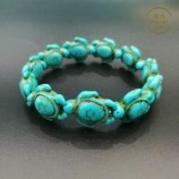 The สร้อยข้อมือรูปเต่า, Turquoise สร้อยข้อมือรูปเต่า, แฟชั่นบรรยากาศสร้อยข้อมือเรียบง่ายแต่ที่สวยงาม