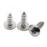 10-50pcs M3 M4 M5 M6 Cross Recessed Truss Head Self-tapping Screw 304 Stainless Steel Phillips Pan Head Wood Screw Screw Nut Drivers