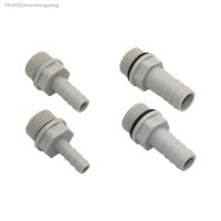 ♞卐 3/8 BSP Male Thread to 6/8/10/12mm Pipe Straight Connector Pagoda Type Connection Coupling Joint Plastic Pipe Fittings 1 Pc