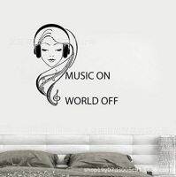 [COD] Music Wallpaper Decoration Bedroom Room Wall Childrens Design Removable