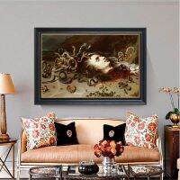 Vintage European Wall Art Reproductions-ภาพวาดผ้าใบสำหรับตกแต่งห้องนั่งเล่น