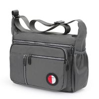 Shoulder Bag Mens and Womens Casual Bag Portable Shoulder Bag Waterproof Messenger Bag Business Leisure B