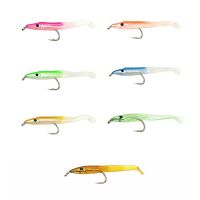 【DT】hot！ 15pcs/lot Fishing Eel Pink Soft Baits with hook 5cm 0.6g Small Artificial bait Pesca Leurre