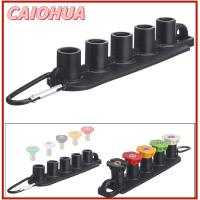 CAIOHUA เหล็กไร้สนิม หัวฉีดล้างรถ อุปกรณ์เสริมเครื่องฉีดน้ำแรงดัน น้ำหนักเบามาก ตัวยึดหัวฉีดแรงดันสำหรับเครื่องซักผ้า แบบพกพาได้ สีดำสีดำ ที่ยึดหัวฉีด หัวฉีดหัวฉีด