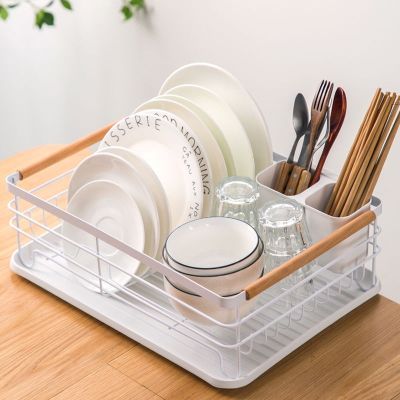 [COD] Bowl and chopsticks storage dish sink drain bowl shelf kitchen countertop cupboard box