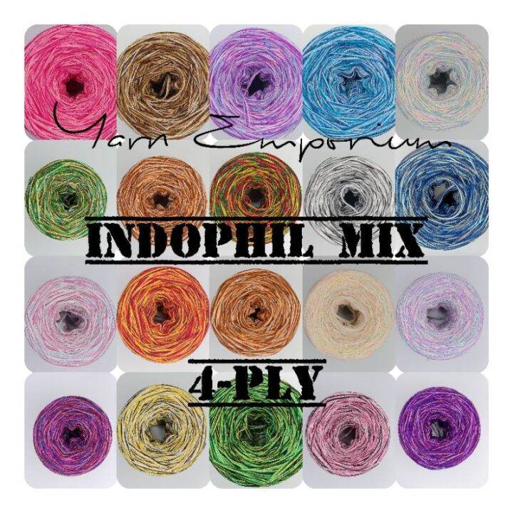 MIX INDOPHIL YARNS 4 PLY Lazada PH