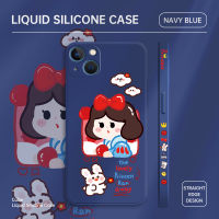 Orico เคสสำหรับ Apple 15 Plus 15 Pro 15 Pro Max Vivo V29 5G เคสโทรศัพท์ดีไซน์ด้านข้างสีขาวหิมะน่ารักดีไซน์ใหม่ลวดลายขอบสี่เหลี่ยมปลอกซิลิโคนเคสป้องกันทนแรงกระแทก