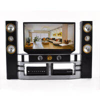 ชุดชุดตู้วางทีวี Hi-Fi สำหรับ Barbie เฟอร์นิเจอร์ในบ้านตุ๊กตาห้องนั่งเล่นใหม่