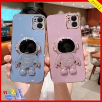 COD DSFDGFNN เคส iPhone 11 เคส iPhone 12 11 pro max iPhone 13 pro max 12 pro max เคสโทรศัพท์มือถือ ลายนักบินอวกาศ พร้อมขาตั้ง สําหรับ YHY