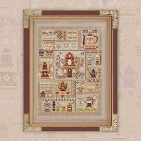 2021Popular Embroidery Leisure Coffee Time Counted Cross Stitch Patterns Kits with 100 Cotton Floss &amp; Free Shipping for Wall Decor