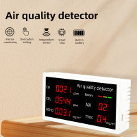 มัลติฟังก์ชั่ก๊าซมลพิษตรวจสอบเครื่องตรวจจับคุณภาพอากาศ Co CO2 Hchoaqioc ทดสอบสำหรับครัวเรือนคาร์บอนมอนอกไซด์เมตร