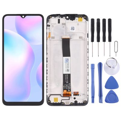 หน้าจอ LCD ต้นฉบับและประกอบครบชุดพร้อมกรอบดิจิตอลสำหรับ Xiaomi Redmi 9A / Redmi 9C / Redmi 9C Nfc/ Redmi 9AT / Redmi 9i / Redmi 9 Active/poco C31 /Redmi 10A (สีดำ)