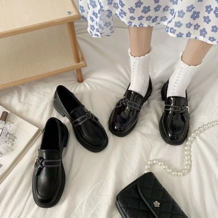 spring-and-autumn-new-small-leather-shoes-womens-summer-british-style-small-black-peas-soft-sole-thin-professional-comfort-work-shoes