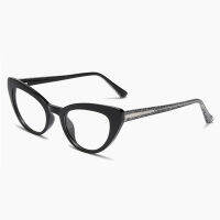 Women Fashion Cat-Eye Shape Styles Anti-Blue Ray Digital Device Protection Eyeglasses Frame for Female Eyewear Prescription