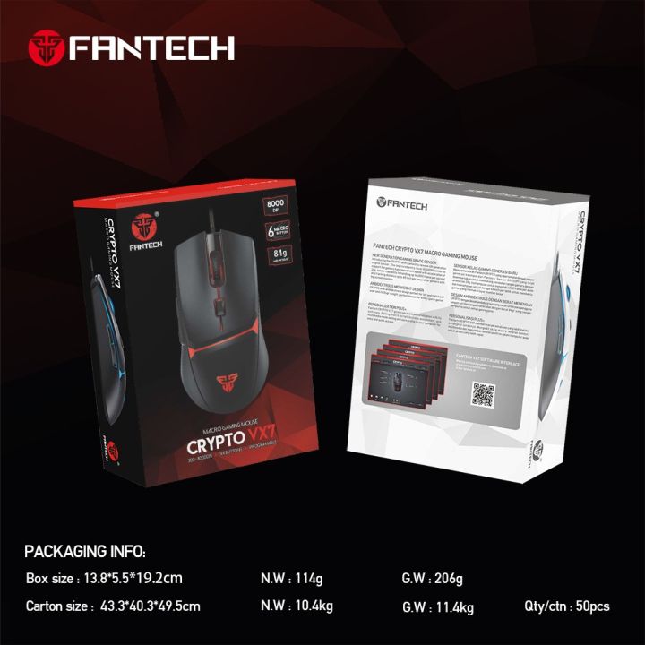 สินค้าขายดี-fantech-vx7-crypto-gaming-optical-mouse-black-เมาส์เกมมิ่ง-ที่ชาร์จ-แท็บเล็ต-ไร้สาย-เสียง-หูฟัง-เคส-ลำโพง-wireless-bluetooth-โทรศัพท์-usb-ปลั๊ก-เมาท์-hdmi-สายคอมพิวเตอร์