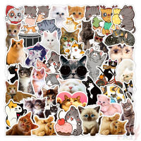 Kawaii Cats - Series 01 Cats Lovers สติ๊กเกอร์  50Pcs/Set Pets Animal DIY Fashion Luggage Laptop Skateboard Decals Doodle สติ๊กเกอร์ QC7310910