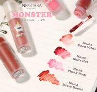 Nee Cara N1971 Monster lip cream ทิ้นท์กลอสฉ่ำวาว สุดปัง