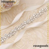 COD SDFERYRTUTYUY ROSE New Gift Rhinestone Pearl Belt Accesspries Decorated Waist Chain Applique Belts Fashion Girdle Body Jewelry for Women Waist Link Necklaces Bride Accessories