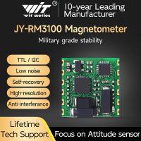 WitMotion JY-RM3100 เข็มทิศอิเล็กทรอนิกส์ 3 แกนแบบอนุกรม โมดูลเซ็นเซอร์ Geomagnetic เกรดทหาร มุมมุ่งหน้าของ PNI Magnetometer