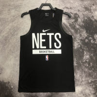 เสื้อกั๊กออกกำลังกายรุ่นผู้เล่นตาข่าย Brooklyn 2023ผู้ชาย-สีดำ