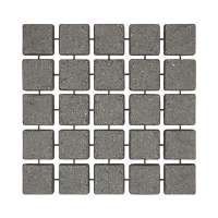 คอนกรีตปูพื้นคาร์เพท DURAONE รุ่น SQUARE ขนาด 50 x 50 x 3.5 ซม. สีดำ - เทา DURAONE