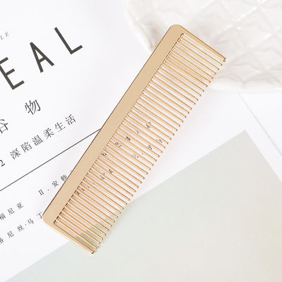 1pcs Nordic Style Gold Retro Metal Comb Hair Professional Hairdressing 1pcs