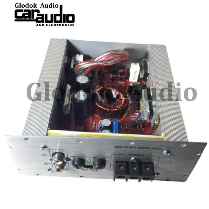 Kit Bass Tube Subwoofer power amplifier 500 watts Dc 12 Volt silver