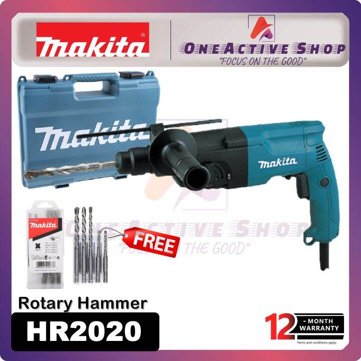 MAKITA 20mm Rotary Hammer HR2020 6 Month Warranty Lazada