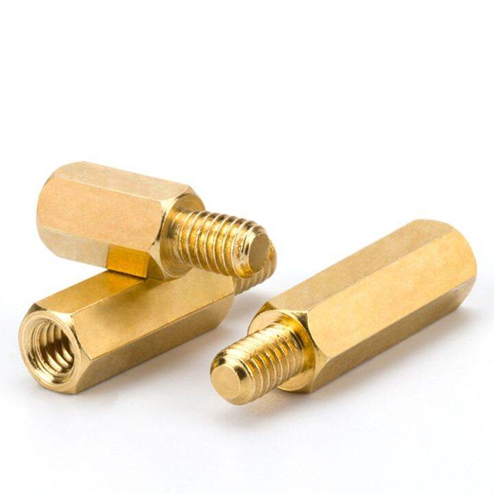 m2-m2-5-m3-m4-m5-brass-standoff-pcb-spacer-pc-board-motherboard-hex-stand-off-column-rack-stud-copper-pillar-hexagon-bolt-screw-nails-screws-fastener