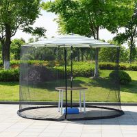 【LZ】☜  Outdoor Patio Umbrella Net Gazebo Patio Umbrella Mosquito Netting For Camping Garden Travel Anti-insect Mosquito Net