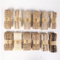 【YD】 2Meter Width 3.5 5CM Wedding Decoration Hemp Rope Woven Favor Jute Burlap Rolls  Diy