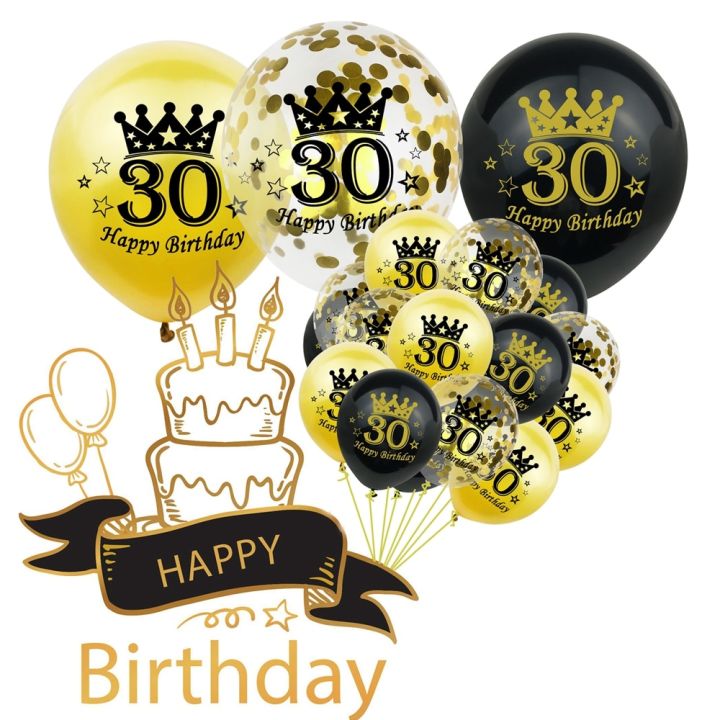 50th-30th-มีความสุข40th-ครบรอบ60ปีธงประดับวันเกิดปาร์ตี้อุปกรณ์ถ่ายภาพฉากหลังตกแต่งตาข่ายสำหรับผู้ใหญ่30-40-50-60ครบรอบปี