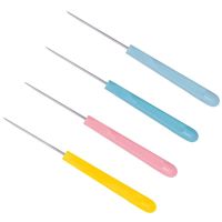 4 PCS Plastic Handle Sewing Awl For DIY Sewing Repairing Canvas Leather Sewing Awl Tools Punch Sewing Awl Kit Hand Stitching Furniture Protectors  Rep