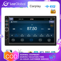 ราคาพิเศษสเตอริโอรถยนต์7นิ้ว DIN คู่รองรับ Carplay Android ระบบเสียงวิทยุ FM ระบบเครื่องเสียงยูเอสบีไดรฟ์