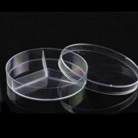 、’】【‘ 10Pcs/Lot Plastic Petri Dish With Cover 90Mm Separated In Three Vents