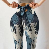 【CC】❀◎⊙  Bow Tie Gym Leggings Pants Waist Workout Leggins Mujer