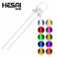 【CW】▤☈▫  100Pcs/lot F310 Colors 3MM Round Green/Yellow/Blue/White/Red/Warm White/Orange/Purple/Pink/Yellow Diode mix
