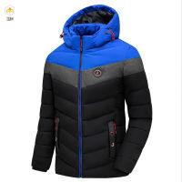 IUM Men Winter Coat Thicken Cotton Jackets Warm Padded Outwear With Removable Hood Men Cotton Jackets Coat Thicken Padded Outwear Removable Hood Men Winter