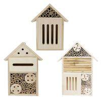 ทํามือ Natural Insect Hotel Home for Ladybugs Bees Butterflies with Hook Dropship