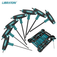 Libraton 7Pcs T-Handle Torx Key Set T Handle Wrench Set, Two-tip Design, T10-T40, เหมาะสำหรับ Torx Screws Auto Bike Repair Tool-pangyh
